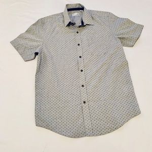 Craft + Flow Short Sleeve Button up Men's Size M